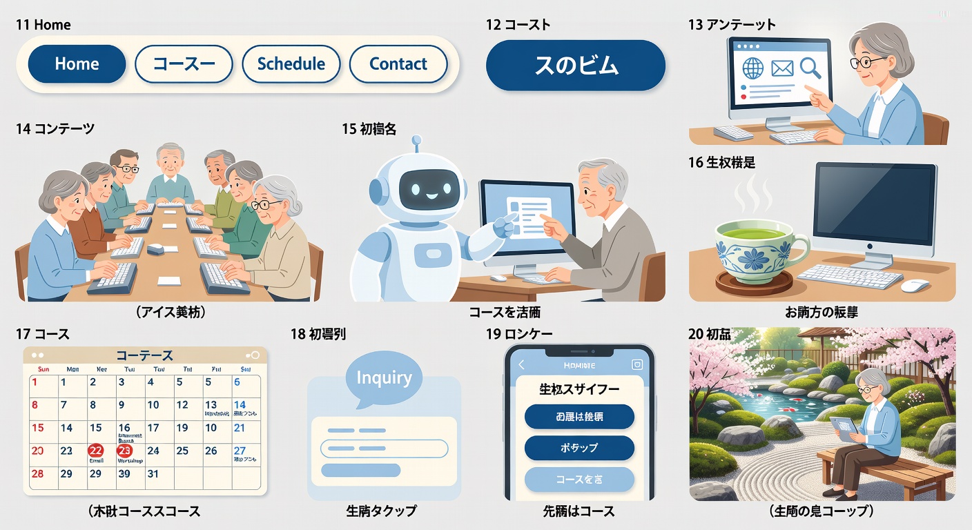 ナビゲーションメニューの説明