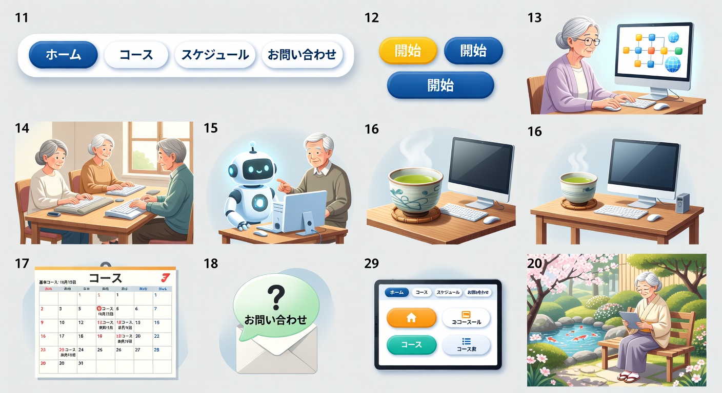 親しみやすいロボットとパソコン基礎